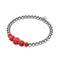 Bracelet Kikiballa à paillettes cerises | Cascade de cristaux